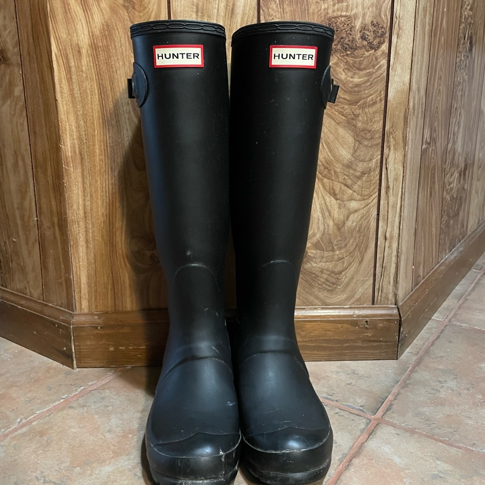 Hunter Black Rain Boots